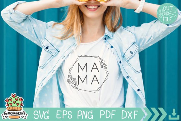 Mama & Mini Leaves: Graphics for Crafts