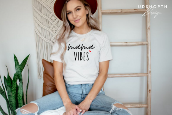 Mama Vibes SVG: Graphics for Crafts & Sales